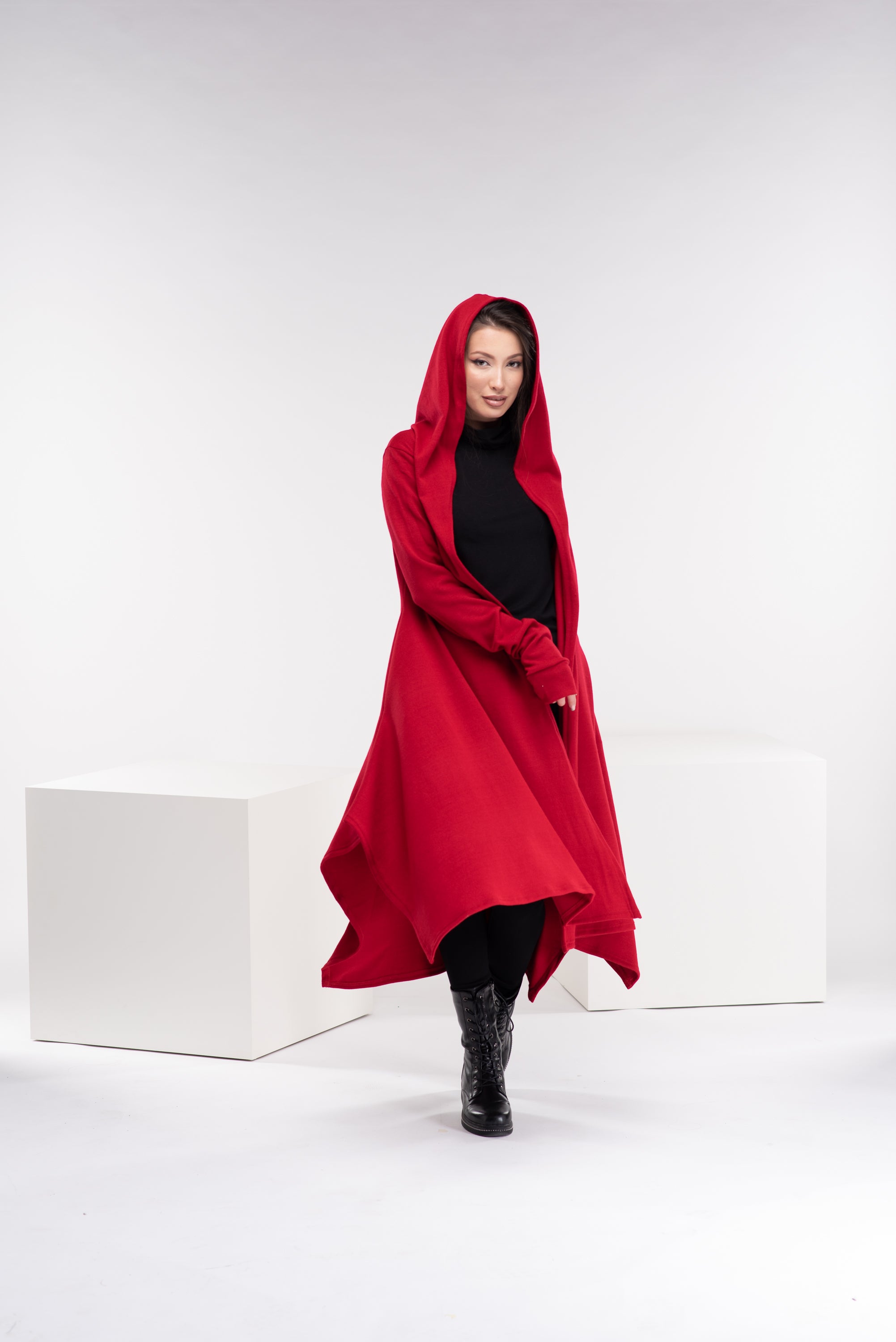 Loose Cloak with Hood