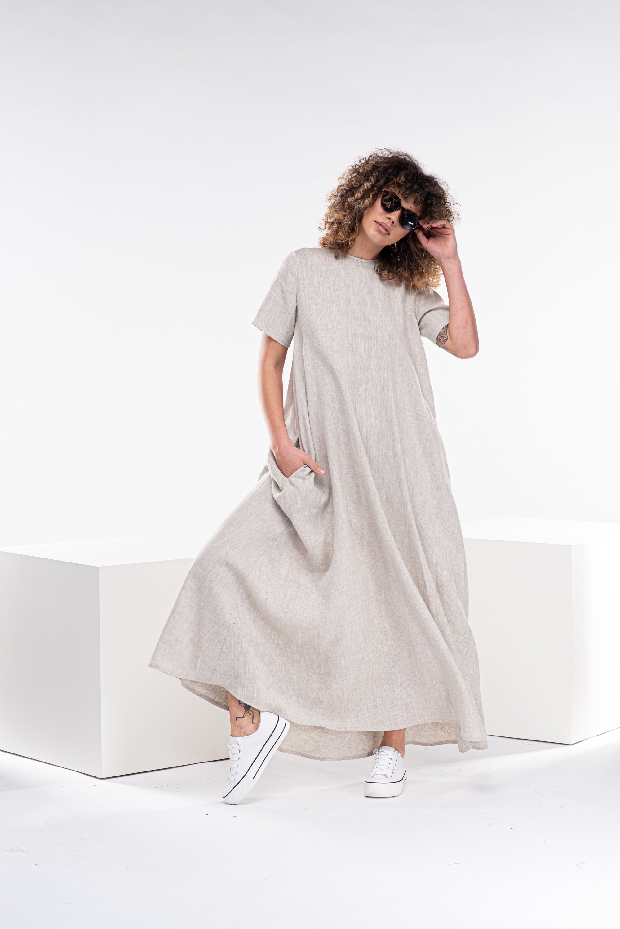 Maxi Linen Dress