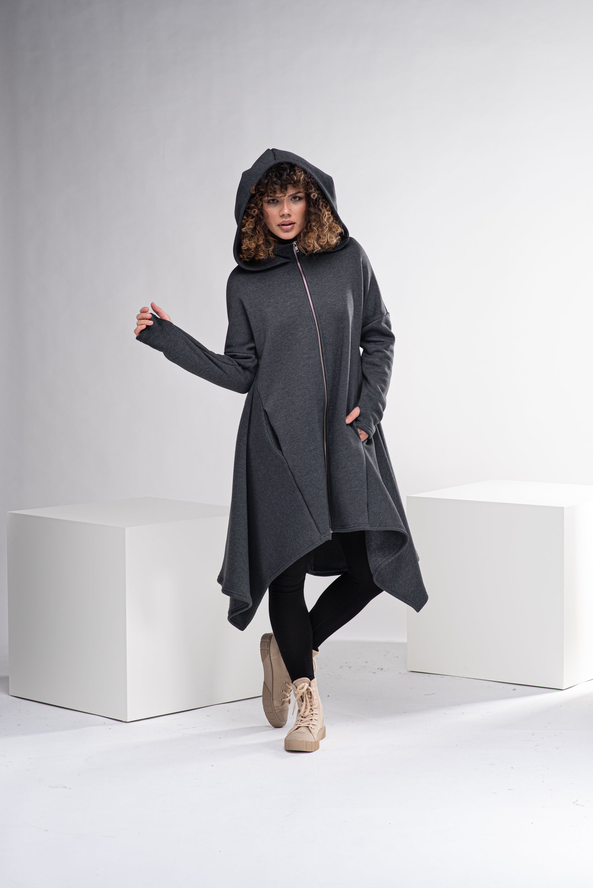 Hooded Maxi Jacket