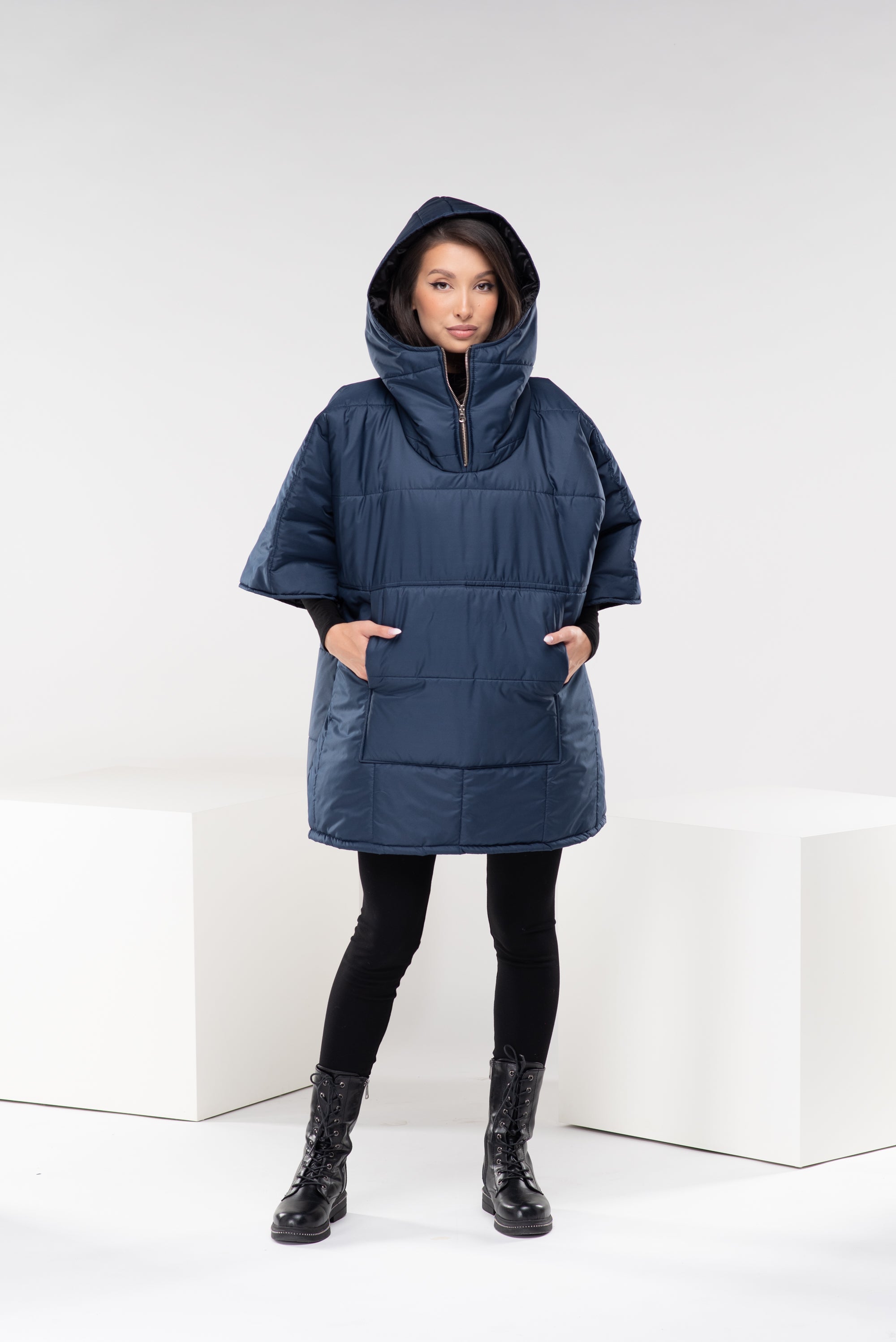 Plus Size Puffer Hoodie