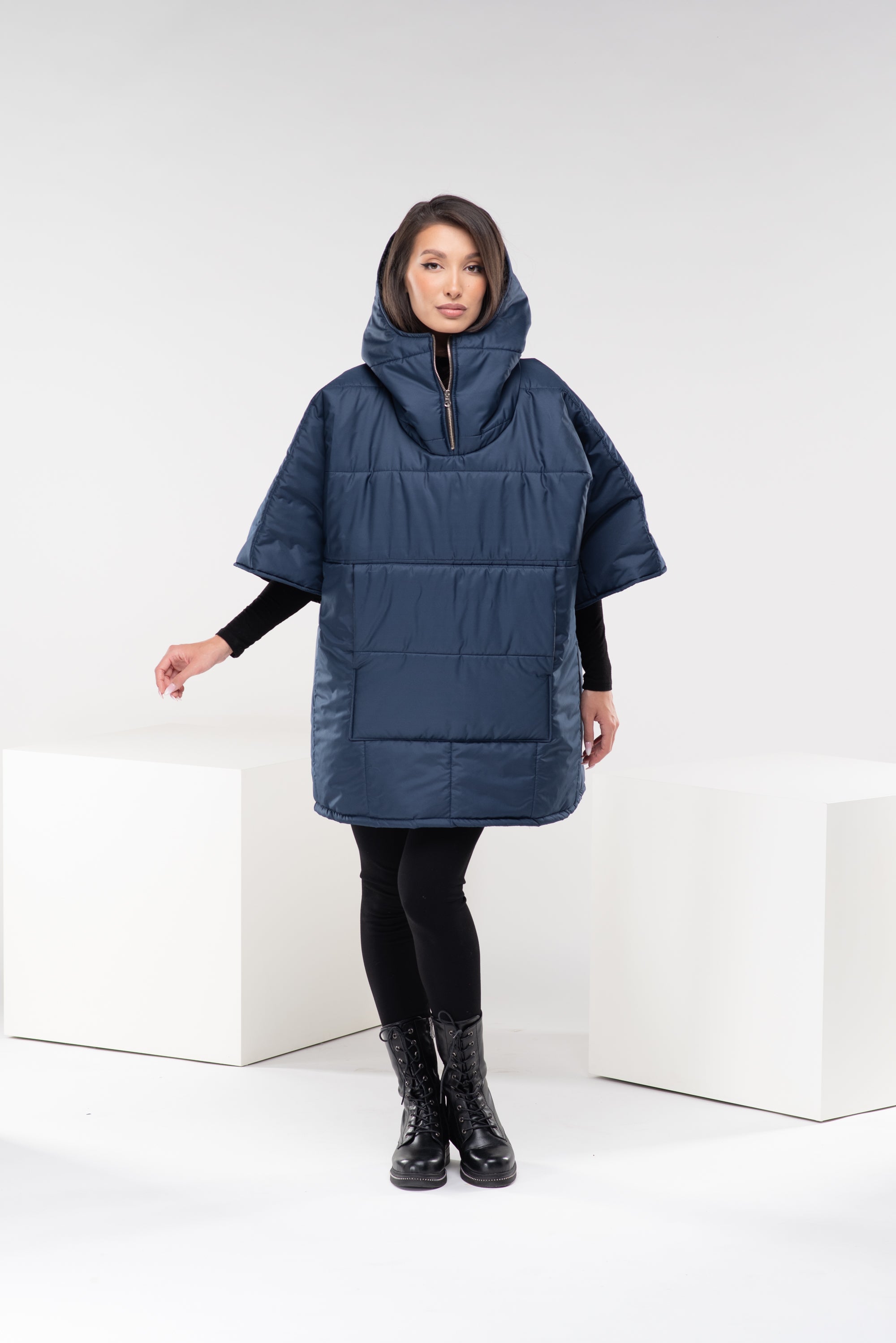 Plus Size Puffer Hoodie