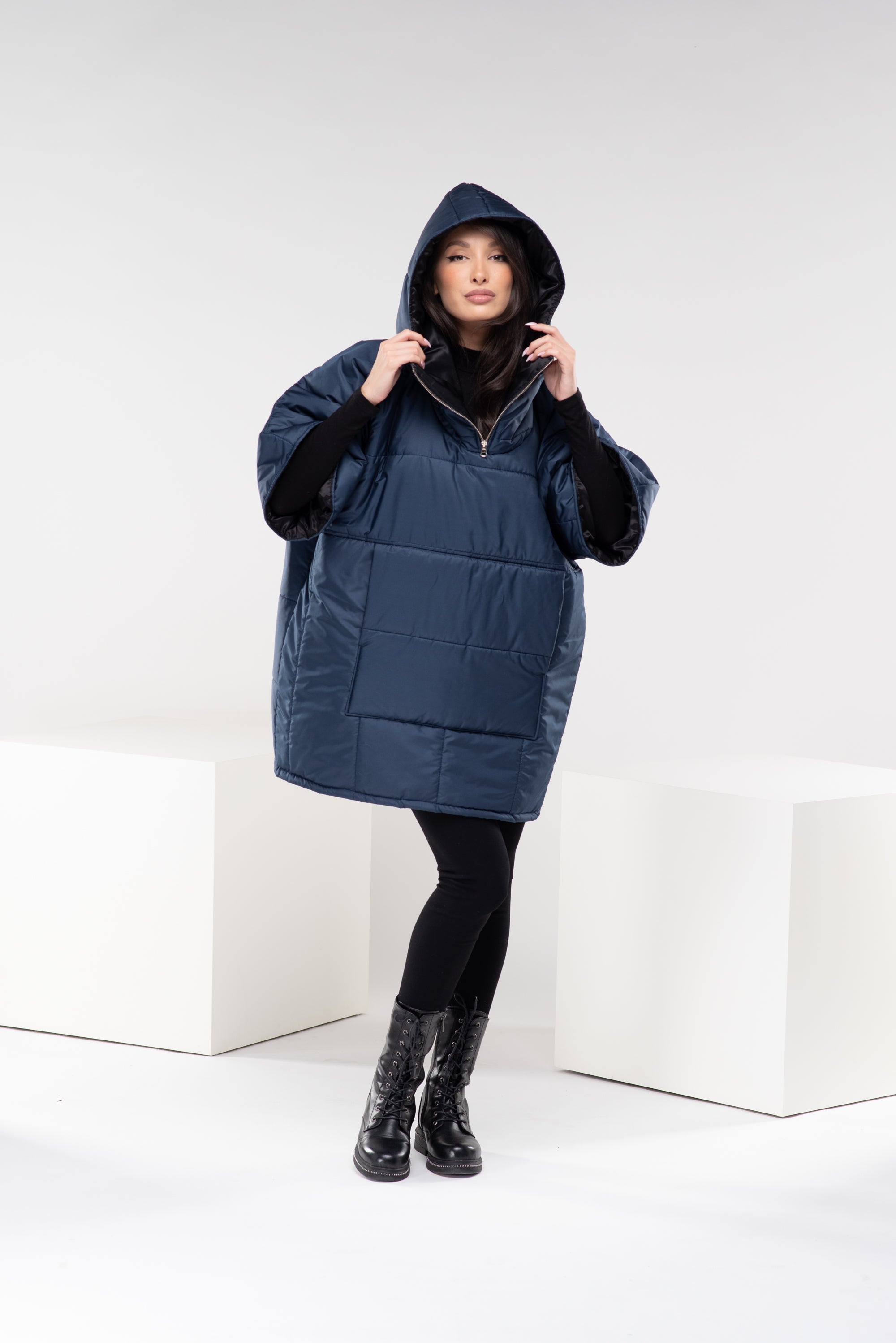 Plus Size Puffer Hoodie