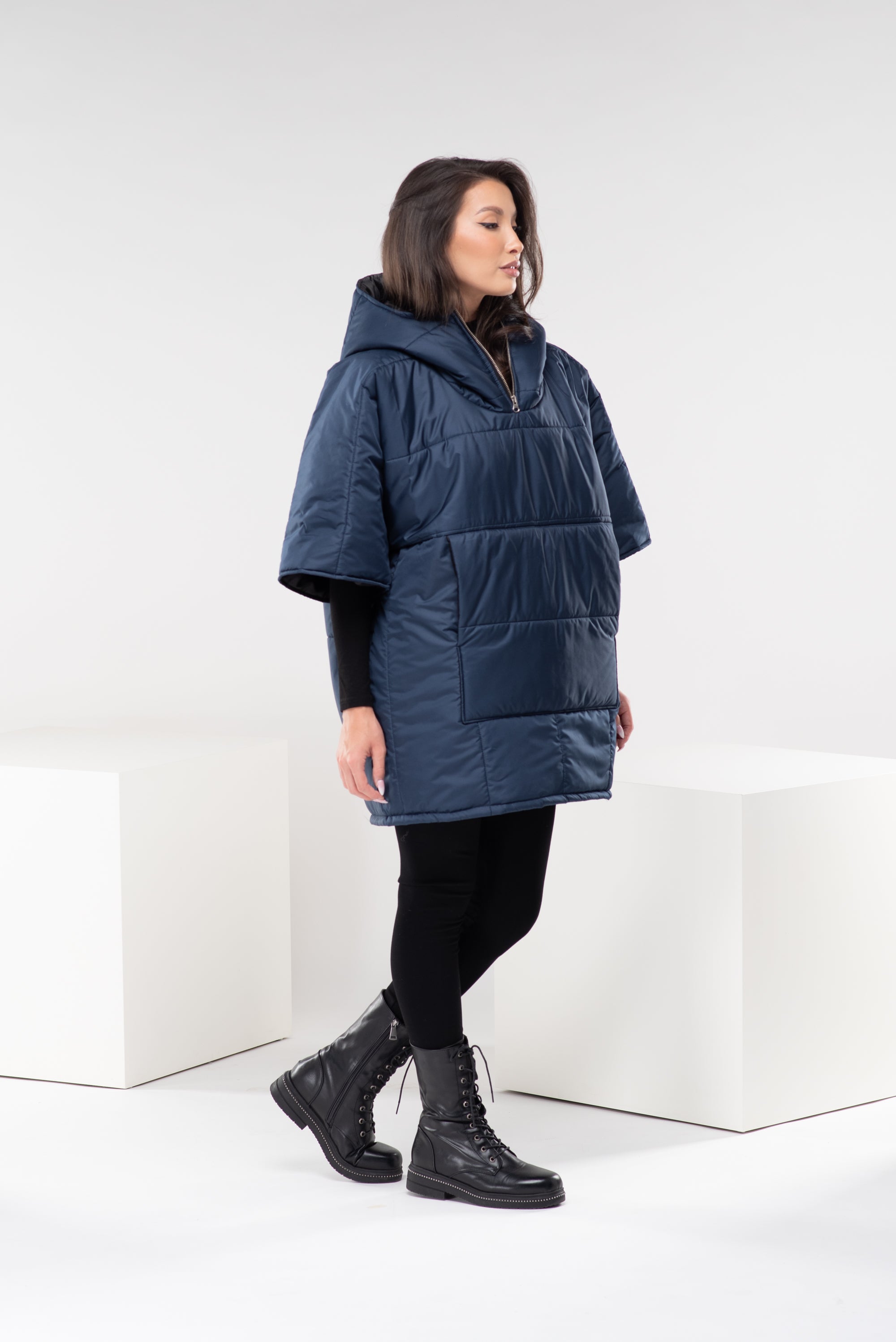 Plus Size Puffer Hoodie