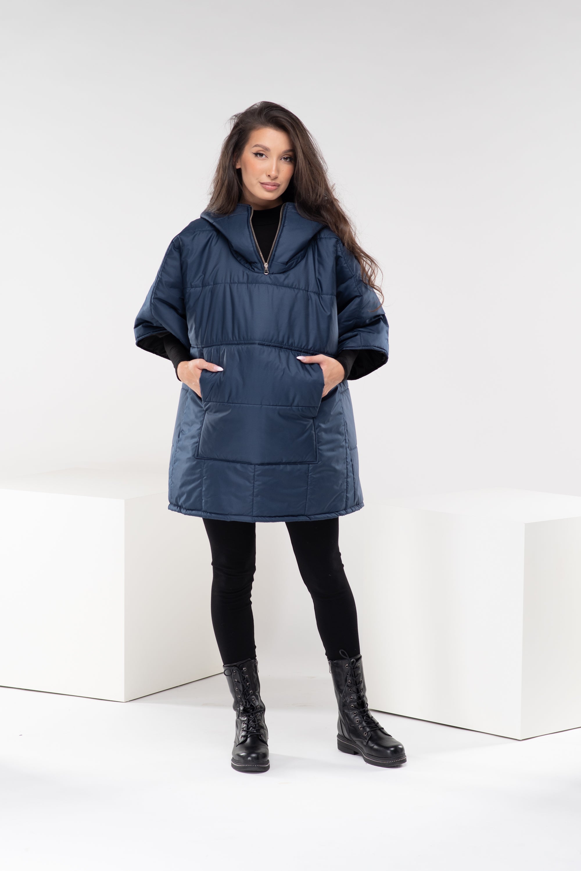 Plus Size Puffer Hoodie