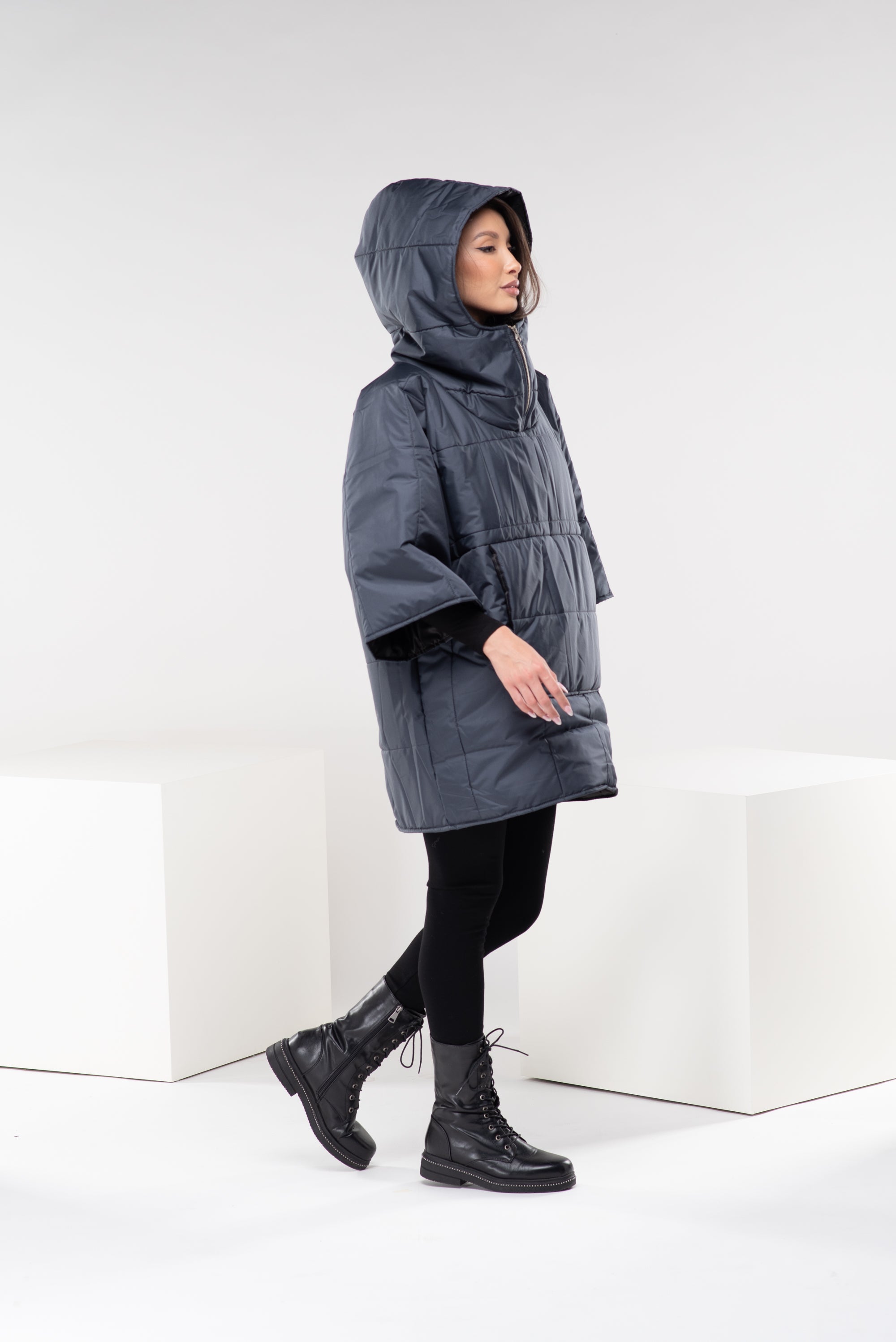 Plus Size Puffer Hoodie