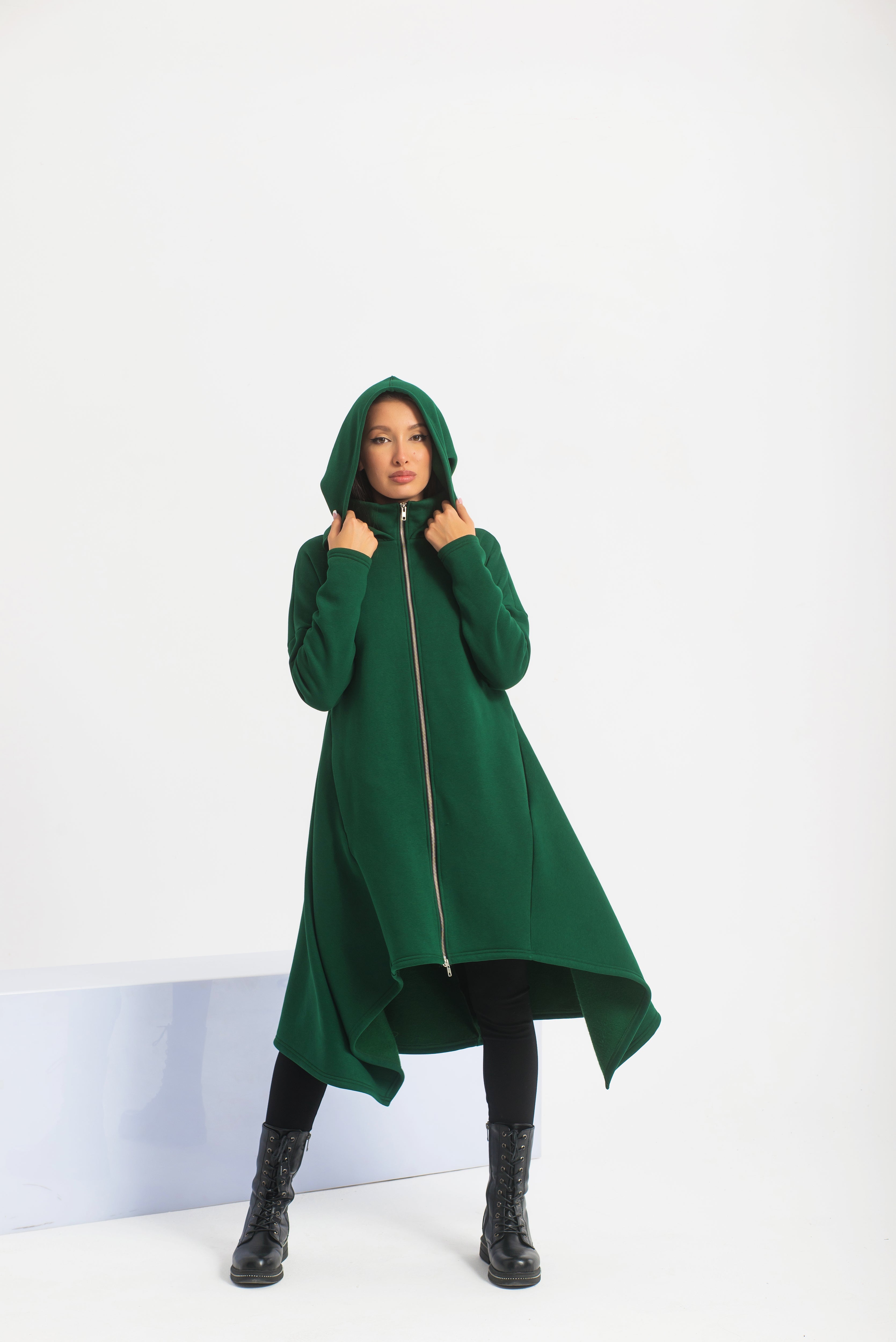 Hooded Maxi Jacket