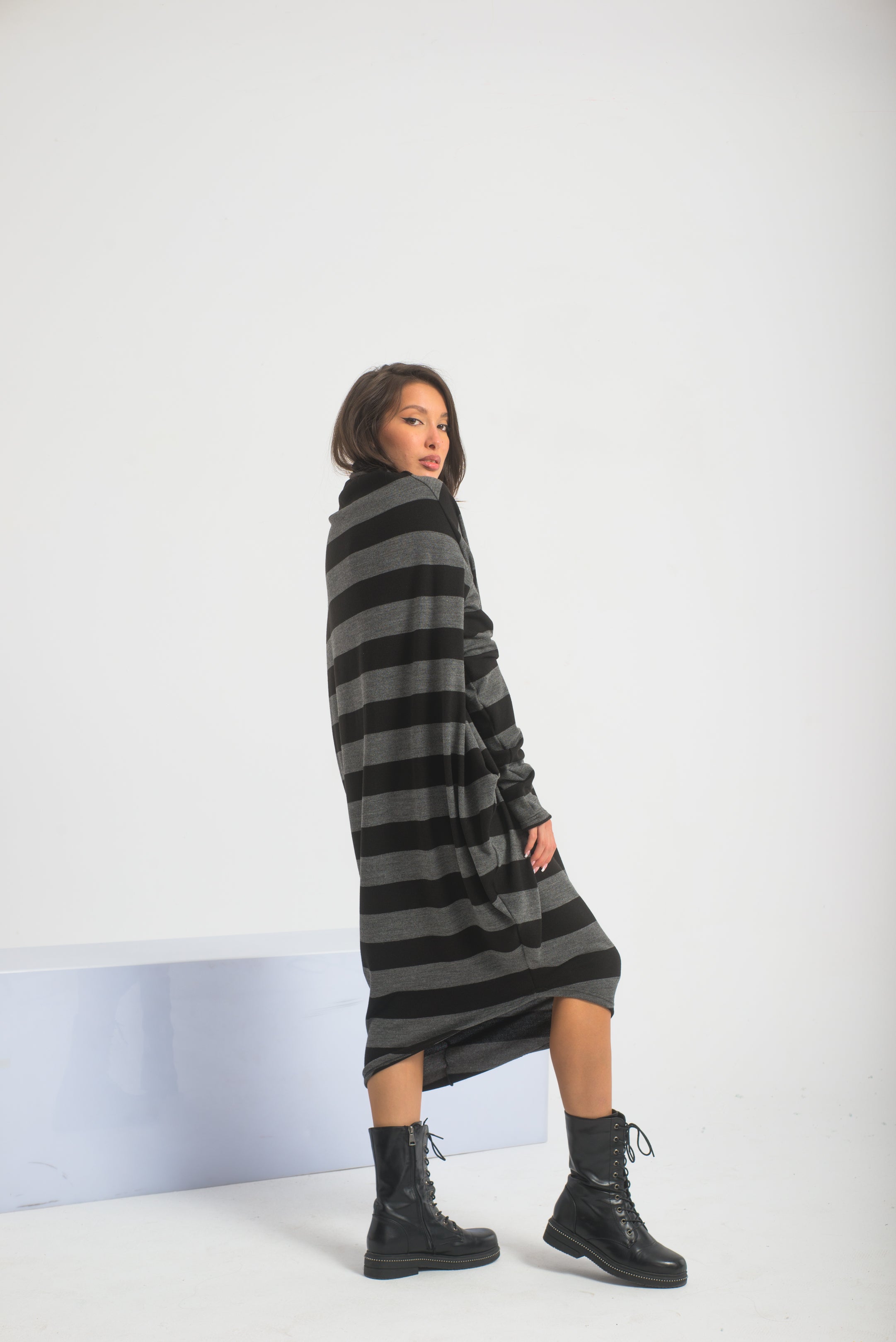 Asymmetrical Sweater Dress