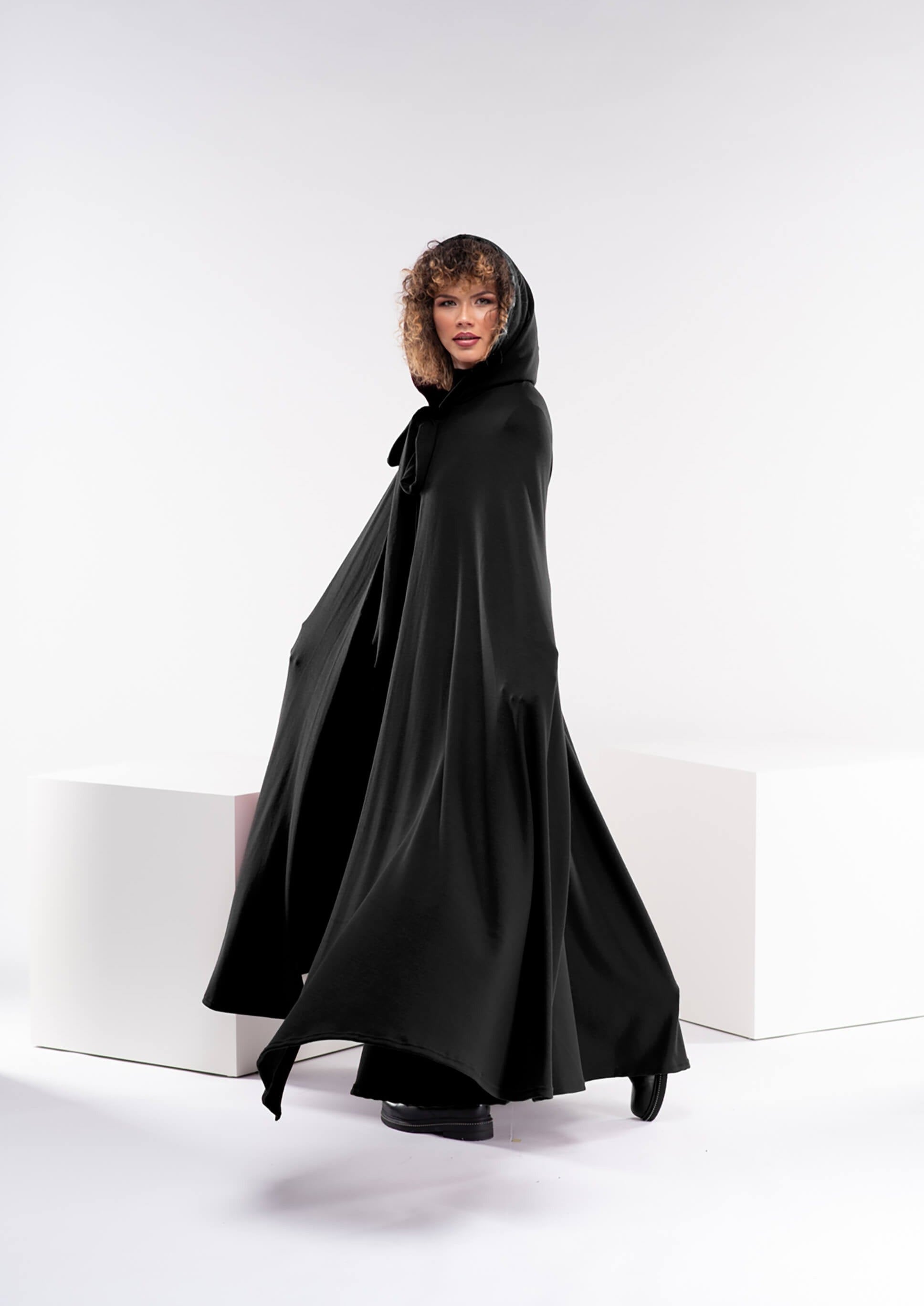 Black Long Maxi Sweater Coat