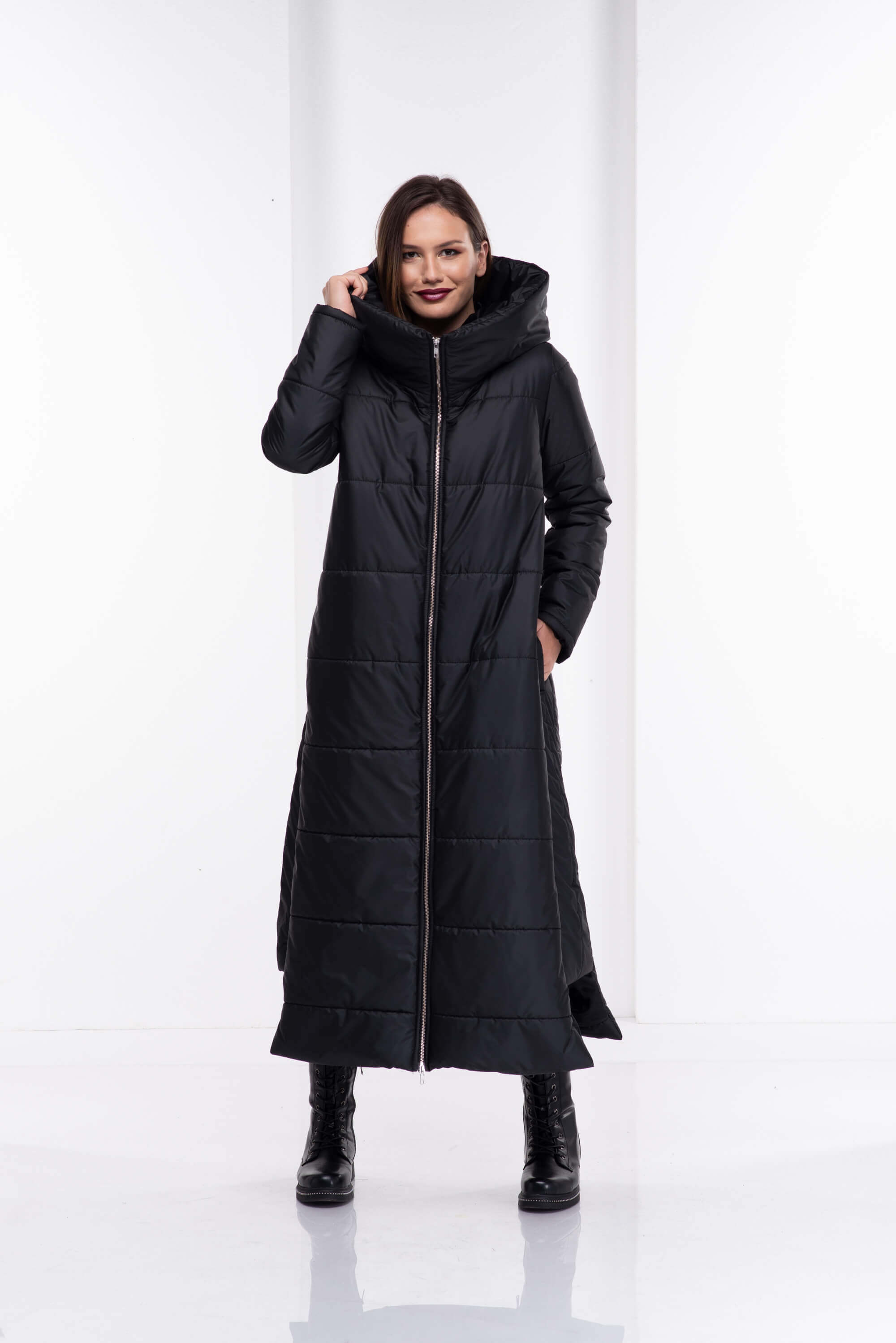 Frakturashop Asymmetrical Puffer Down Jacket - Main Image